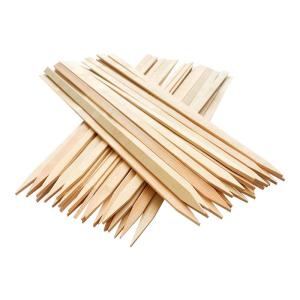 Quality Bamboo Skewer Flat Shape Bbq Skewer Disposable Healthy BBQ Sticks wholesale