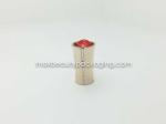 N2038 uv shiny gold coating finish nail polish cap with diamond nail polish