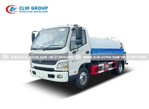 Quality Foton Rhd Water Sprinkler Mobile Delivery Water Truck 6CBM wholesale