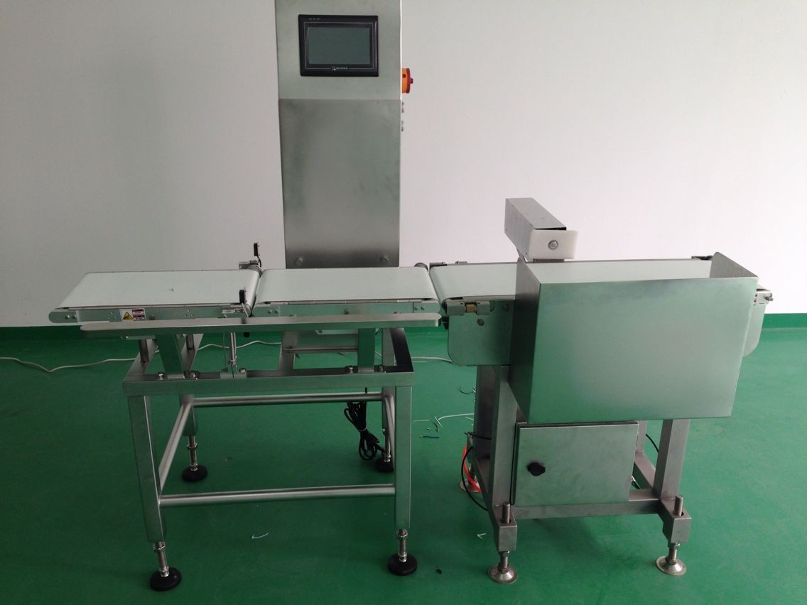 High Speed Auto Conveyor Check Weigher for Weight Less 5000g products weight sorting process
