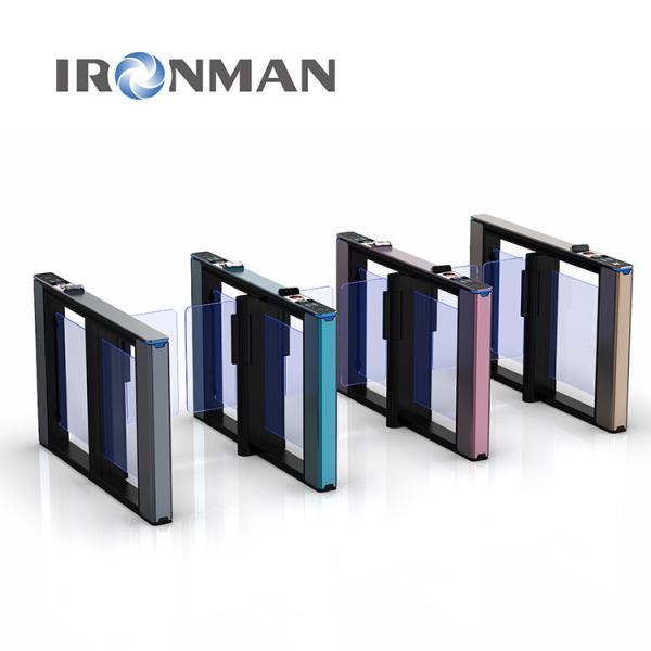 IRONMAN IM.LB.01 Multicolor Optical Speed Gate Turnstile for Building Access