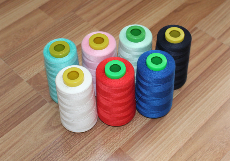 100% Polyester Dope Dyed Dty Filament Yarn , Ring Spun Multi Colored Sewing Thread