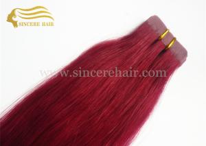 Quality Hot Sale 20&quot; Burg Tape In Hair Extensions for sale, 20&quot; STW Burg Doulble Sided Tape In Remy Hair Extensions 2.5G On Sale wholesale