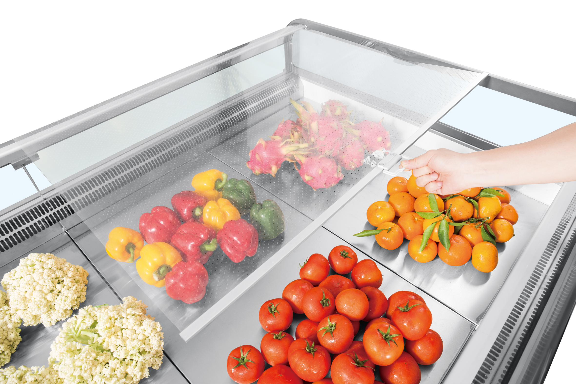 Multipurpose Deli Case Cooler 1500x1200x930mm Corrosion Resistant
