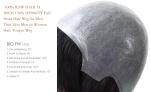 6" Full Head Hair Wig for Men Super Thin Skin Indian Men Hair Toupee Wig
