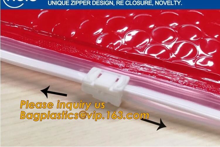 Cosmetic Pink Slider Padded Bag/Silver k Bag With Bubble,Padded Envelopes Cheap Aluminium Foil k Holographic