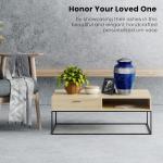 Urn for Human Ashes Adult Memorial Funeral Cremation Large Burial Urns (Adult