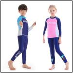 3-13 Years Old Boys Swimwear Sets Long Sleeved Handsome Children'S Diving Suit
