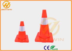 Quality 300mm / 450mm / 700mm Construction TPE Traffic Safety Cones Orange wholesale