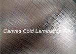 0.7mm Canvas Laminating Film Embossed Photo Album 40 inch cold lamination roll