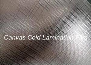 Quality 0.7mm Canvas Laminating Film Embossed Photo Album 40 inch cold lamination roll wholesale
