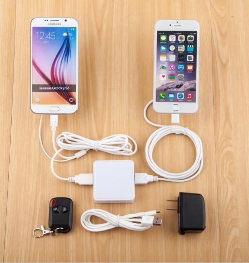 COMER 2 Ports Cell Phone Display Alarm System Retail anti shoplifting anti-theft