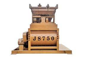 Quality Horizontal JS750 Concrete Mixer Machine 30kw Stirring Motor Power Oil Pump wholesale