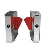 Wing Flag Entrance Turnstile Barrier Gate Access Control System Anti Breakthroug