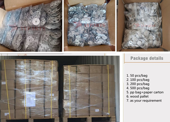 36 MM Perforated Insulation Disc Washers PACK X 50 For Fixing Boards