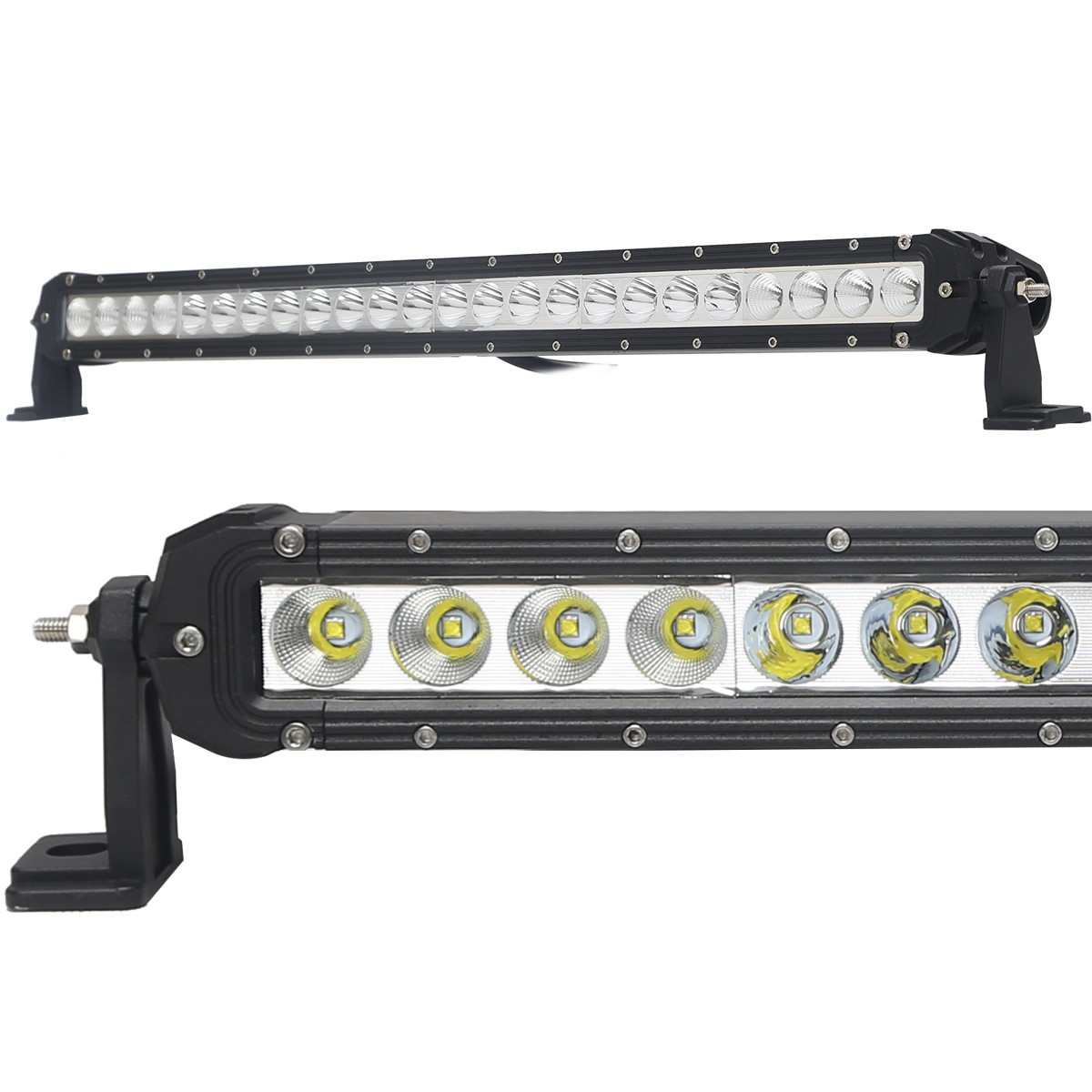 F Style 120W 5W CREE LED LIGHT BAR 6000K 10-30V Spot beam, Flood Beam, Combo Beam