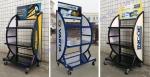 Car Storage Shelf Electric Bike Metal Battery Display Rack
