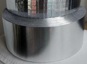 Quality Matt Surface Aluminum Foil Adhesive Tape 90um Without Liner No Releasing Paper Garbage wholesale