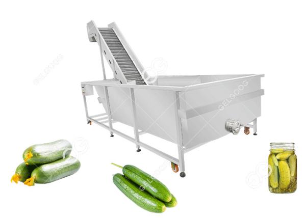 Industrial Cucumber Washer Cucumber Washing Processing Machine For Pickled