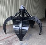Hydraulic Rock Grabs For Excavators Four Fingers CE Approval