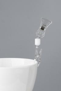 Quality Customized Cake POP Display Clip / Transparent Sign Clip For Retail wholesale