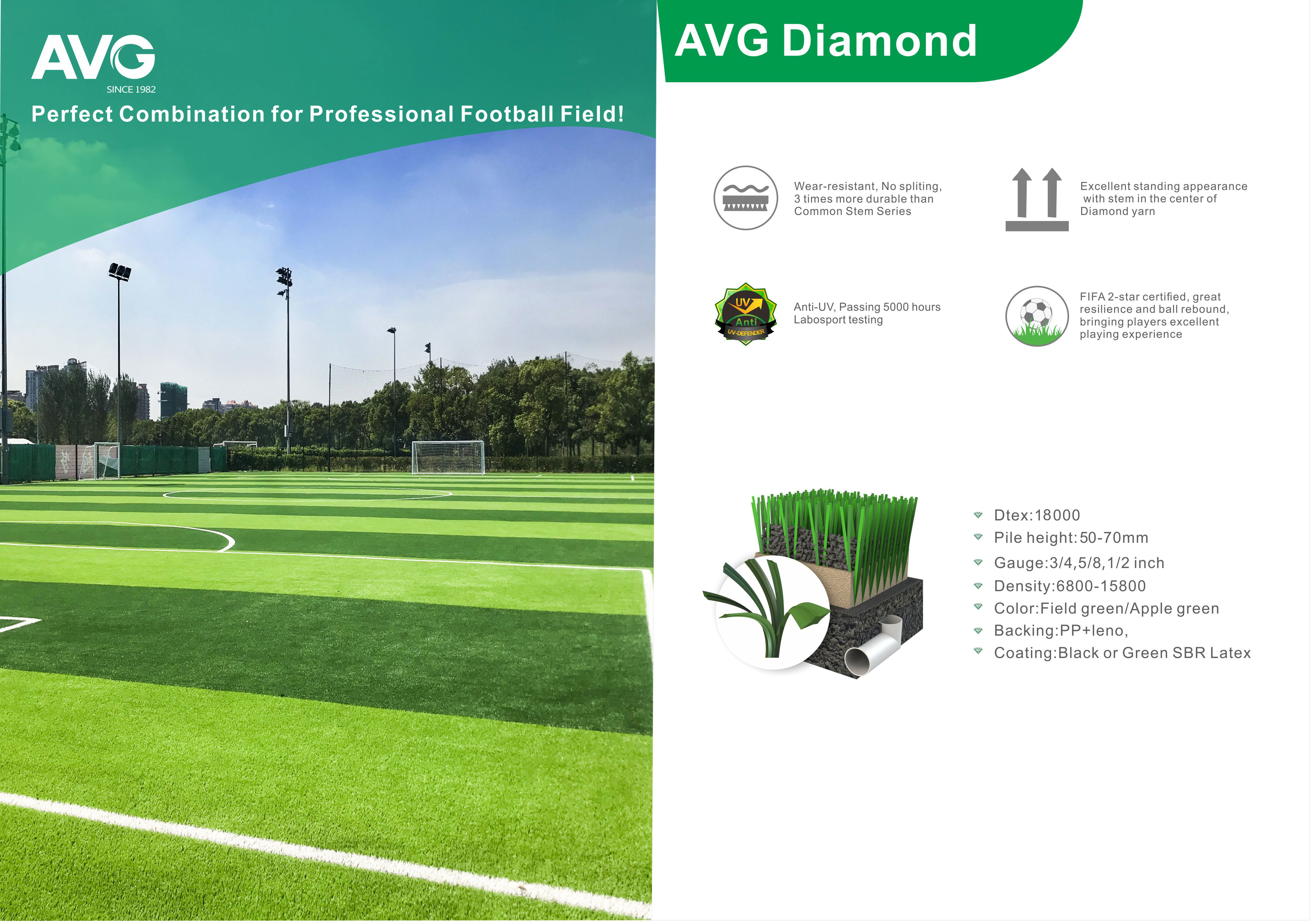 FIFA Quality 60mm Artificial Turf Grass Uv Resistance For Football Court