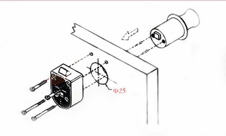 Campervan push button cabinet latch furniture lock MORTORHOME push Keyless locks for marine RV and boat