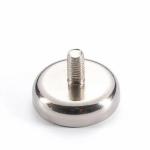 Rare Earth Neodymium Disc Magnet with External Thread Pot Magnet Industrial