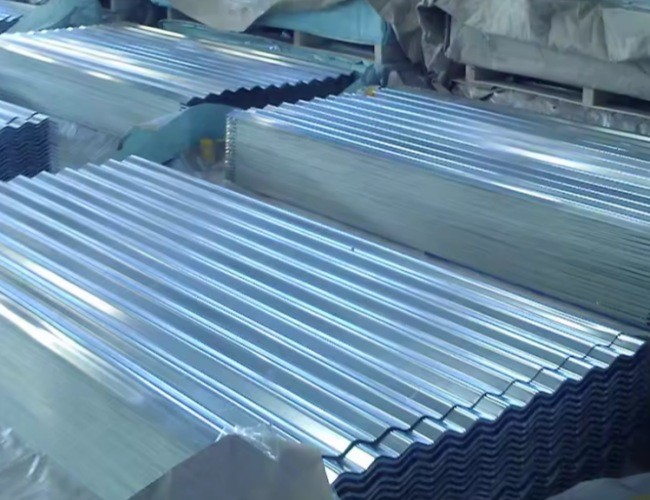 Anti Fingerprint Corrugated Galvalume Roofing Panels Sheet 1.2mmx900mmx1800mm