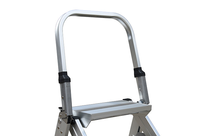 High Safety Aluminum Step Ladder Two - Step Construction For Rugged Use