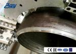 High Efficiency Pneumatic Tube Cutting And Beveling Equipment with Split Frame