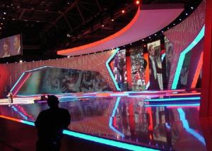 Quality SMD3528 Soft Stage Rental LED Display Full Color Stage Background Screen P4mm wholesale