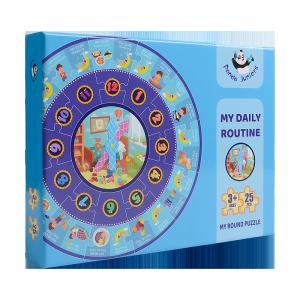 Quality Kids Daily Routine Clock Jigsaw Puzzle Toy for Hand Eye Coordination wholesale