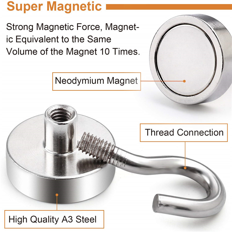 ±5% Tolerance Strong Neodymium Magnet Hook Magnet with Properties