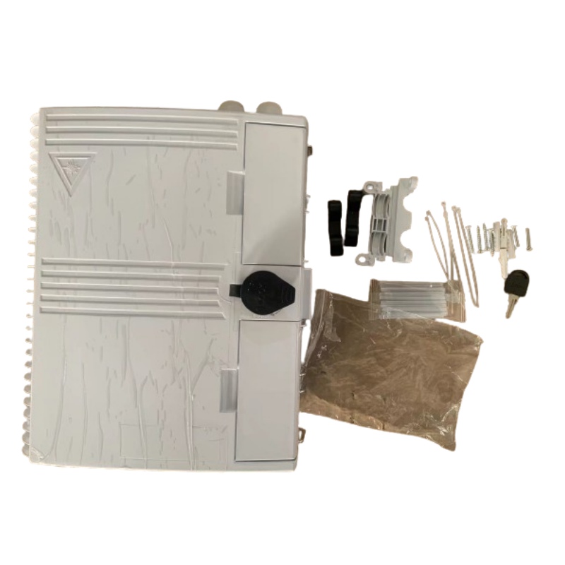 16 Cores LGX PLC Mini Optical Fiber Optic Terminal Box for Outdoor Wall/Pole Mounting