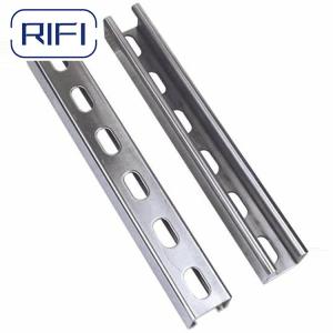 Quality 1.5mm Strut Channel And Fittings Slotted C Galvanized Steel Strut Channel wholesale