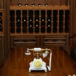 Bronze Wedding Phone Guest Book Rechargeable Telephone Audio Guest Book For