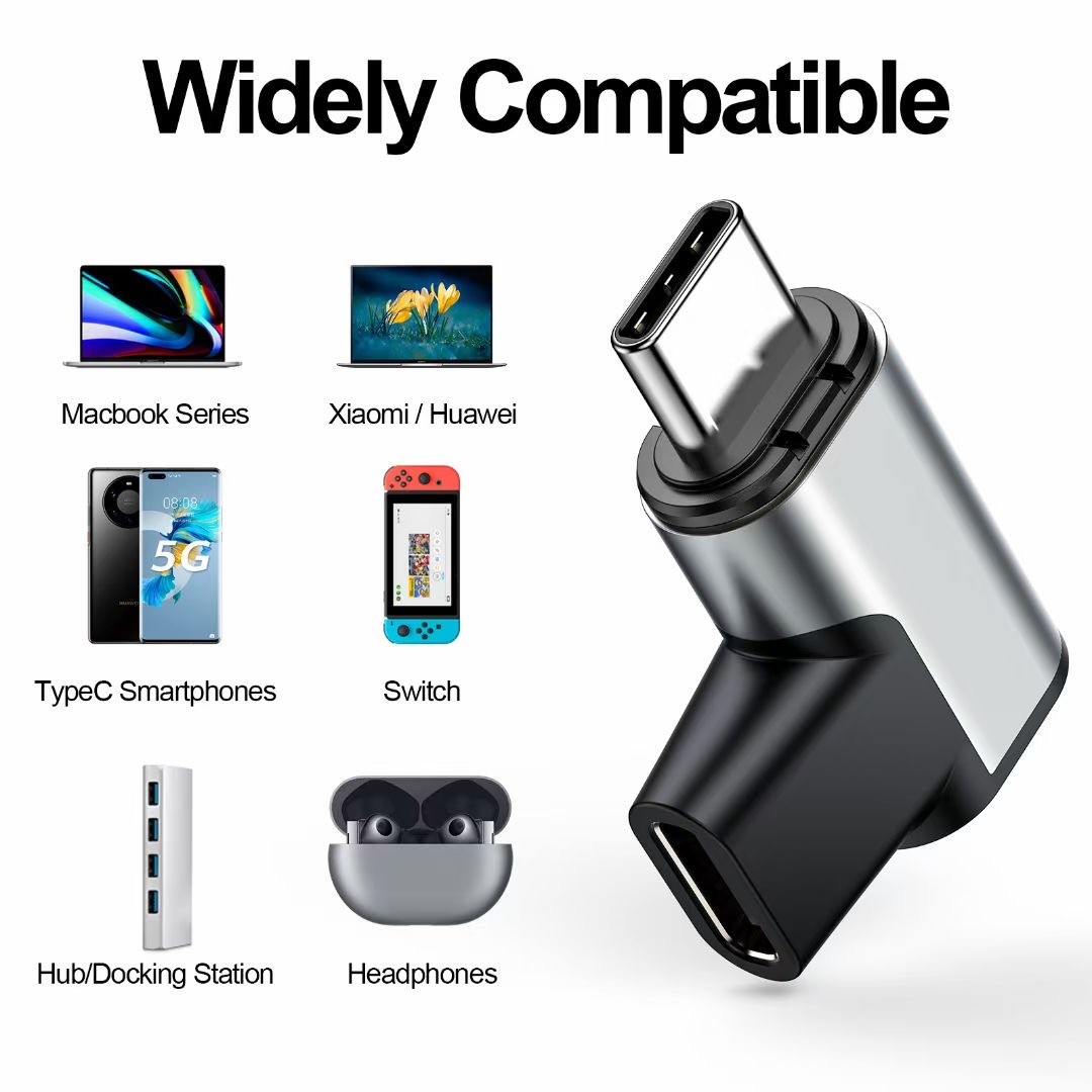 180 Degree Rotating Elbow Type C Data Cable For Samsung S20 Huawei Mate 20 Pro