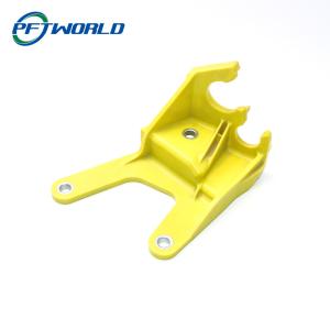 Quality Customized Yellow Injection Molding Parts Precision ABS Components with Carton Box Packaging wholesale