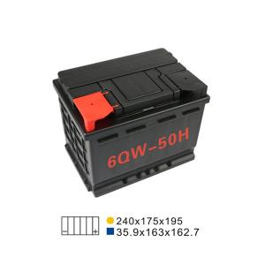 Quality 50AH 20HR 6 Qw 50H Lead Acid Car Start Stop Battery Maintenance Free Automotive Battery wholesale