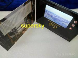 Quality Personalized Invitation Lcd Video Greeting Card Elegant Printed , Button Control wholesale