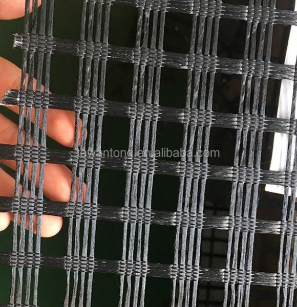 Chinese Design Style ISO Standard 50kn Glass Fiberglass Geogrid for Road