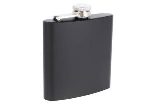 Quality Matte Black Paint Kitchen Household Items 6oz Small Drinking Flask wholesale