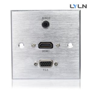 Quality Conference Room AV Wall Plate , Integrated Audio Wall Plate 86 X 86mm wholesale