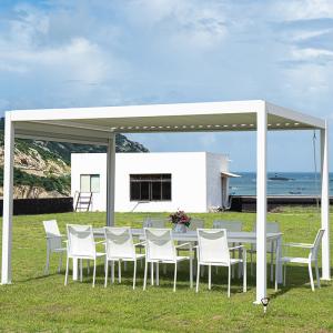 Quality Aluminum Louvered Pergola Sunshade Pergola Metal Pergola With Retractable Roof wholesale