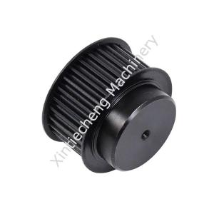 China Black Aluminum Timing Belt Pulley Black Cast Iron Timing Wheel on sale