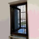 Single Hung DIY Screen Aluminum Clad Casement Windows Black