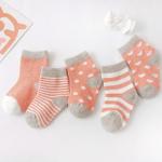 Anti Slip Printed Picture Socks Snagging Resistance For Newborn