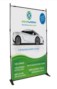 Quality Advertising Outdoor Adjustable Banner Stands Digital Printing Heavy Duty wholesale