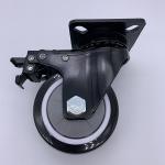 5'' 6'' 8'' Brake Dual Locking Swivel Plate Heavy Duty Caster